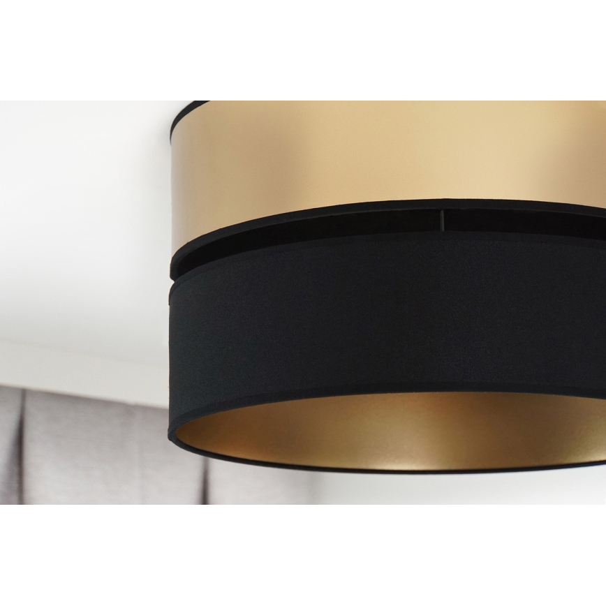 Brilagi - Taklampa ROYAL 1xE27/15W/230V diameter 40 cm svart/guld