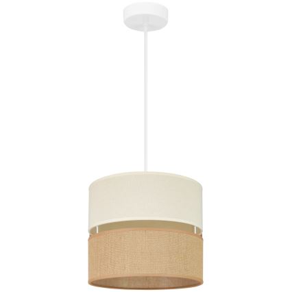 Brilagi - Taklampa ROYAL YUTE 1xE27/15W/230V Ø 25 cm beige/kräm