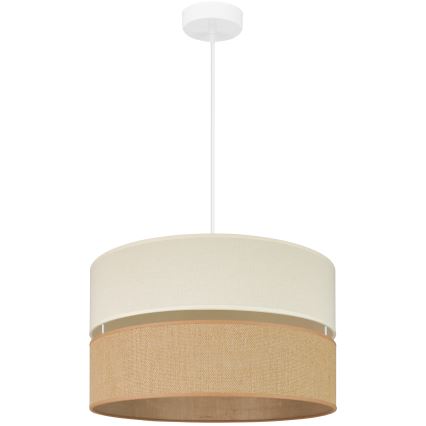 Brilagi - Taklampa ROYAL YUTE 1xE27/15W/230V Ø 40 cm beige/kräm