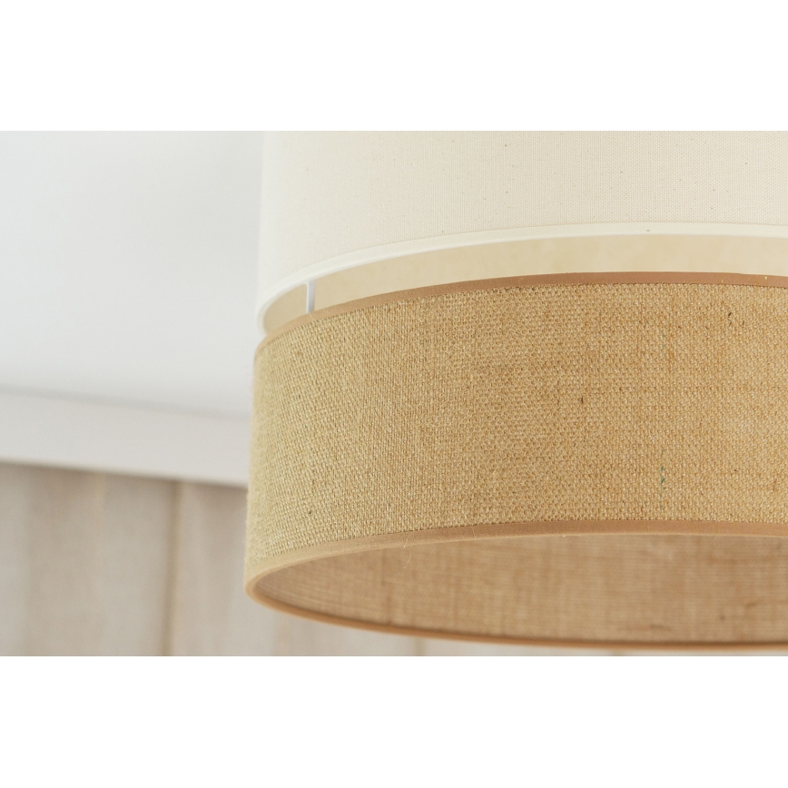 Brilagi - Taklampa ROYAL YUTE 1xE27/15W/230V Ø 40 cm beige/kräm