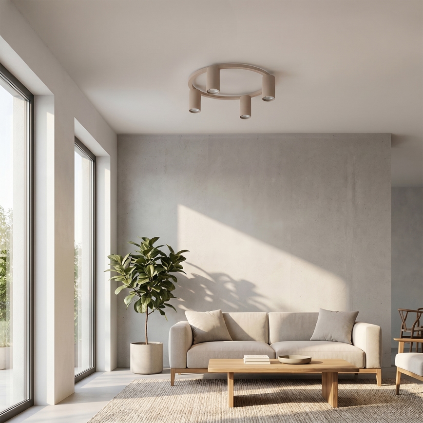 BRILAGI - Taklampa SELE 4xGU10/30W/230V beige