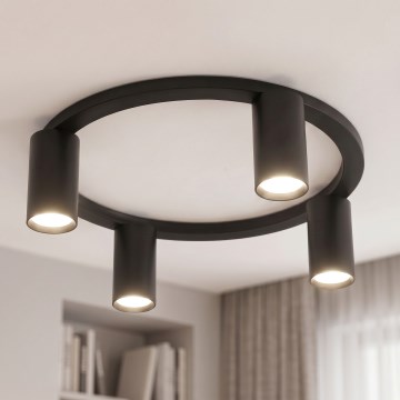 BRILAGI - Taklampa SELE 4xGU10/30W/230V svart
