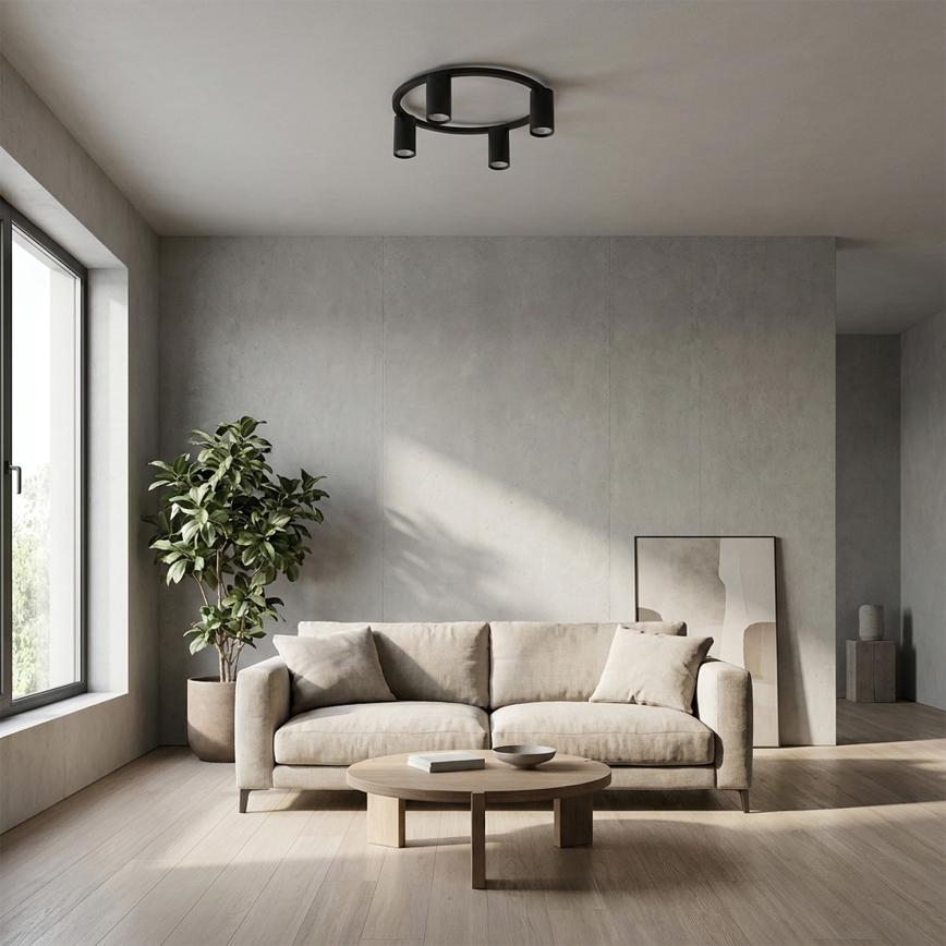 BRILAGI - Taklampa SELE 4xGU10/30W/230V svart