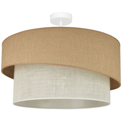 Brilagi - Taklampa SHINE 1xE27/15W/230V Ø 50 cm beige/kräm