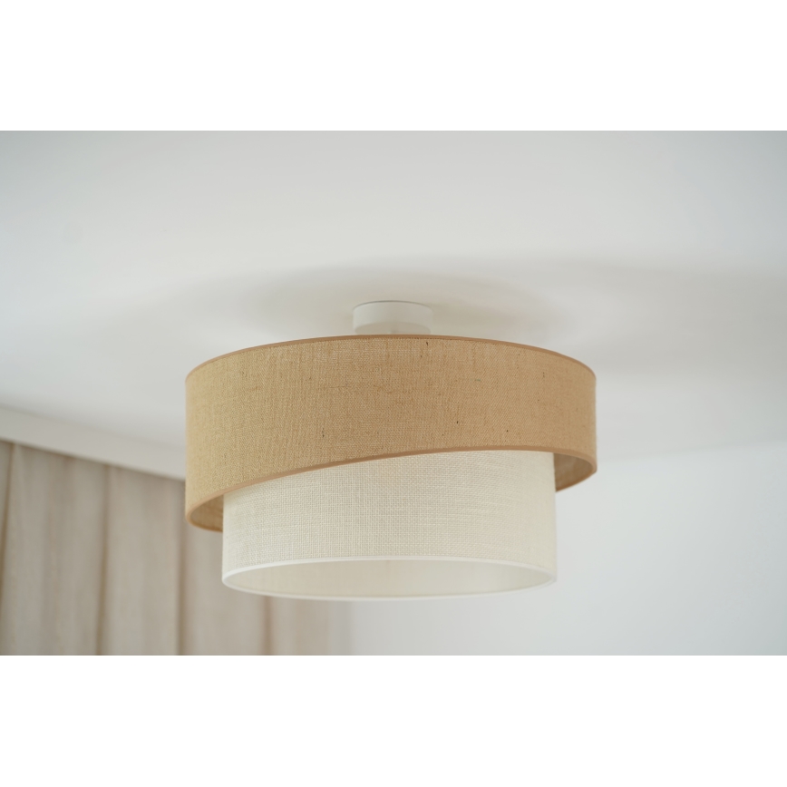 Brilagi - Taklampa SHINE 1xE27/15W/230V Ø 50 cm beige/kräm