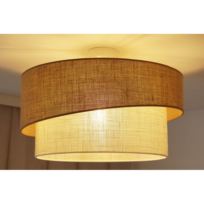 Brilagi - Taklampa SHINE 1xE27/15W/230V Ø 50 cm beige/kräm