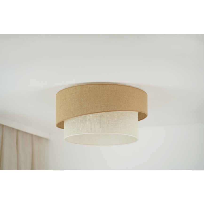 Brilagi - Taklampa SHINE 1xE27/15W/230V Ø 50 cm beige/kräm