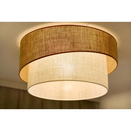 Brilagi - Taklampa SHINE 1xE27/15W/230V Ø 50 cm beige/kräm