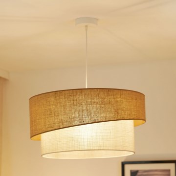 Brilagi - Taklampa SHINE 1xE27/15W/230V Ø 50 cm beige/kräm
