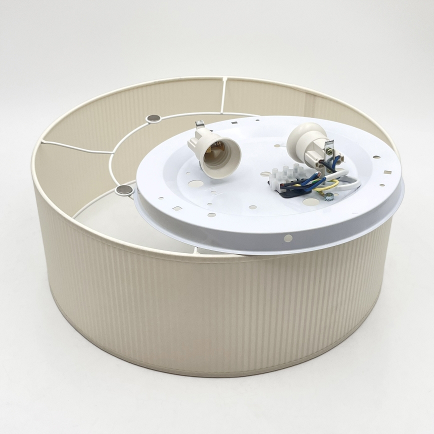 BRILAGI - Taklampa SIRIJA MODERN 2xE27/60W/230V Ø 35 cm, krämfärgad