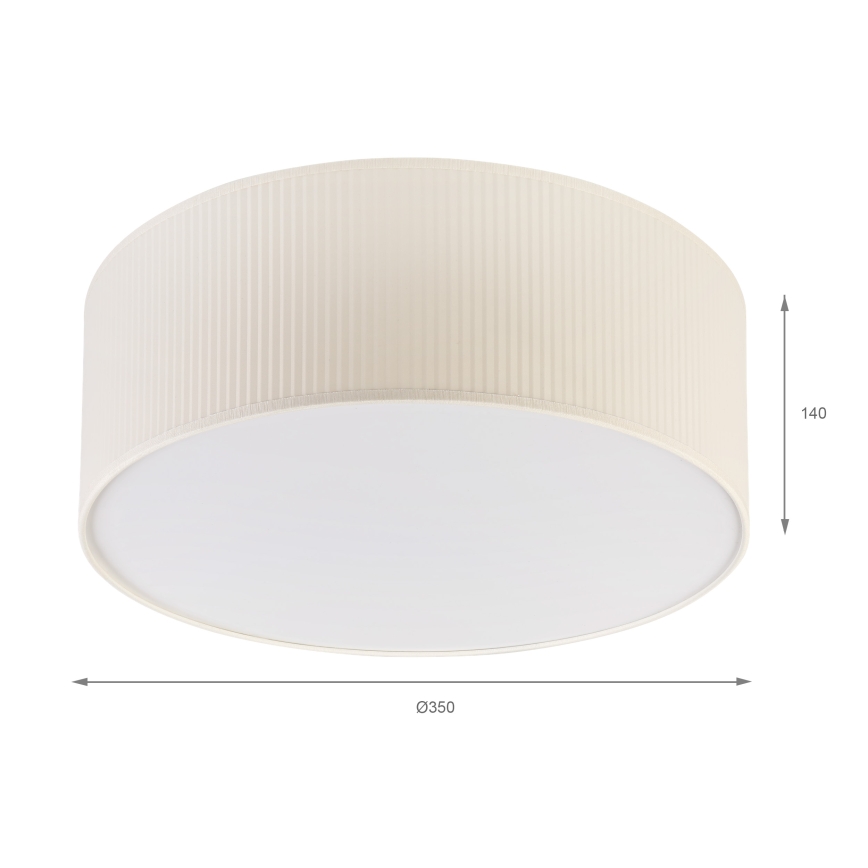 BRILAGI - Taklampa SIRIJA MODERN 2xE27/60W/230V Ø 35 cm, krämfärgad