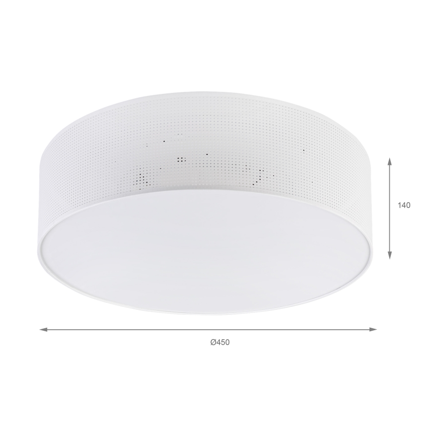 BRILAGI - Taklampa SIRIJA MODERN 4xE27/60W/230V Ø 45 cm vit