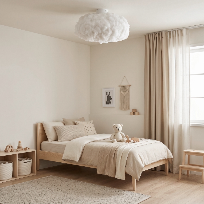 Brilagi - Taklampa SOLEAIR 1xE27/40W/230V Ø 45 cm vit