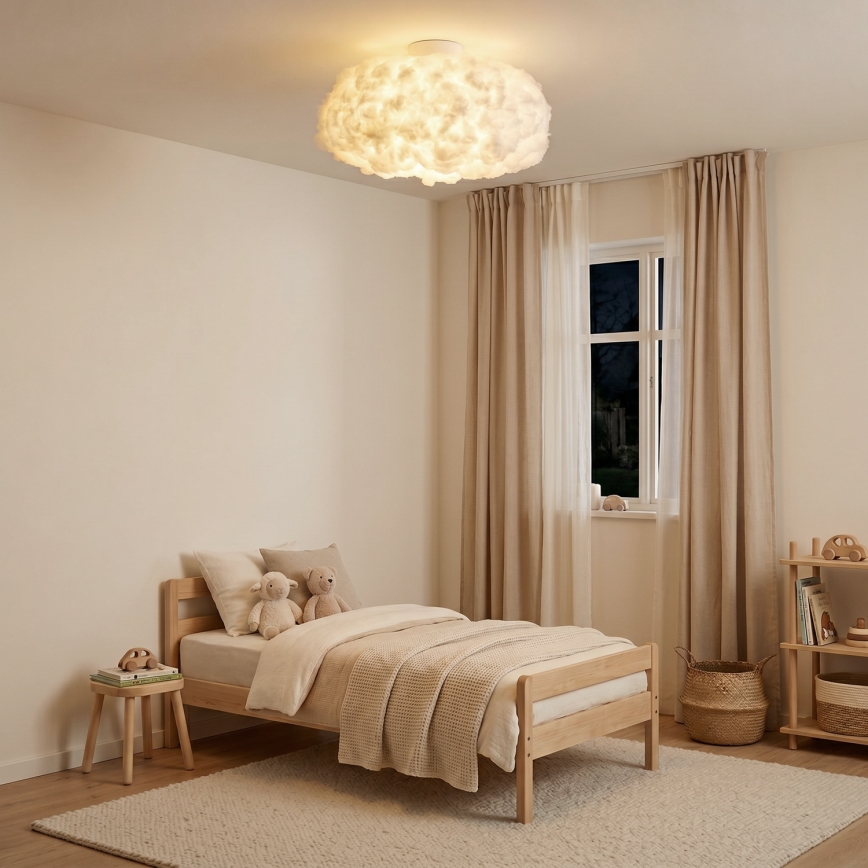 Brilagi - Taklampa SOLEAIR 1xE27/40W/230V Ø 45 cm vit