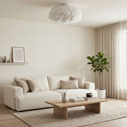 Brilagi - Taklampa SOLEAIR 1xE27/40W/230V Ø 45 cm vit