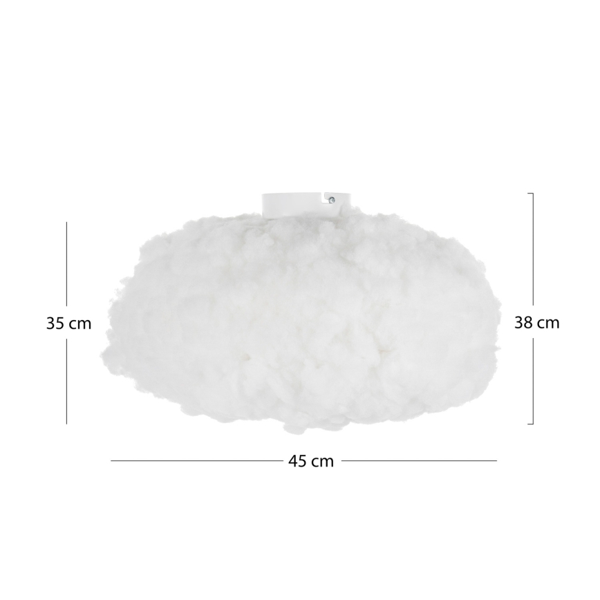 Brilagi - Taklampa SOLEAIR 1xE27/40W/230V Ø 45 cm vit