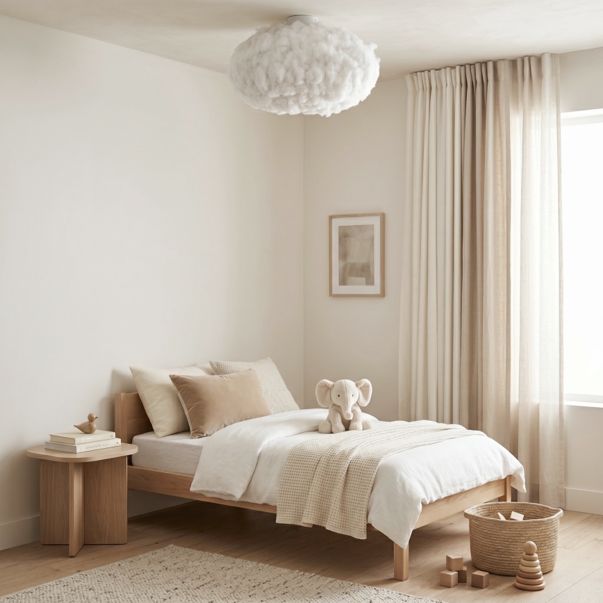 Brilagi - Taklampa SOLEAIR 2xE27/40W/230V Ø 60 cm vit