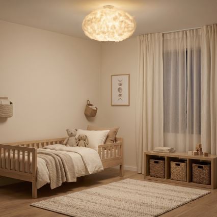 Brilagi - Taklampa SOLEAIR 2xE27/40W/230V Ø 60 cm vit