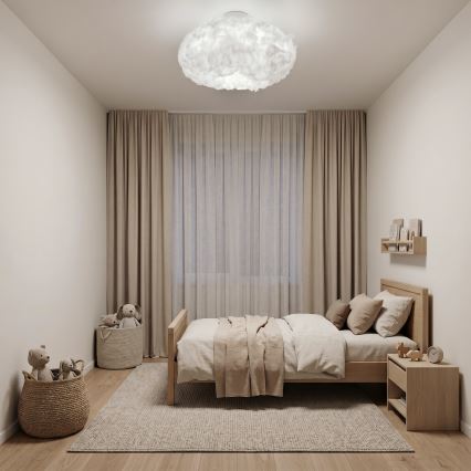 Brilagi - Taklampa SOLEAIR 2xE27/40W/230V Ø 60 cm vit