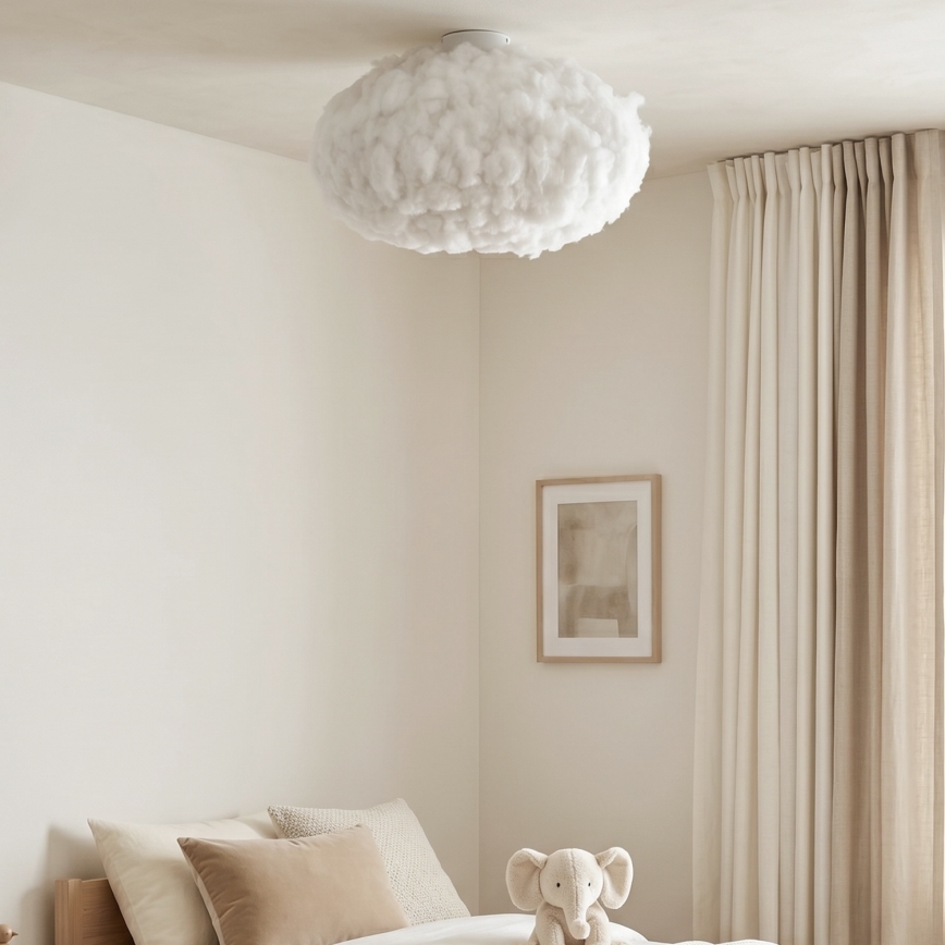 Brilagi - Taklampa SOLEAIR 2xE27/40W/230V Ø 60 cm vit