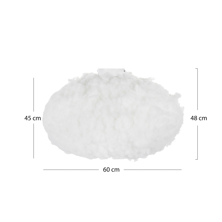 Brilagi - Taklampa SOLEAIR 2xE27/40W/230V Ø 60 cm vit
