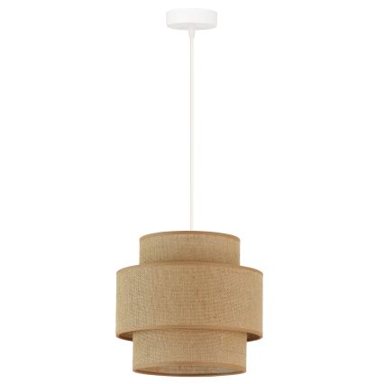 Brilagi - Taklampa SPACE YUTE 1xE27/15W/230V Ø 25 cm beige/vit