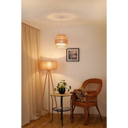 Brilagi - Taklampa SPACE YUTE 1xE27/15W/230V Ø 25 cm beige/vit