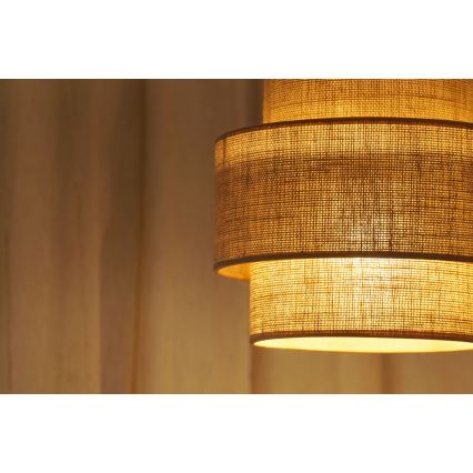Brilagi - Taklampa SPACE YUTE 1xE27/15W/230V Ø 25 cm beige/vit