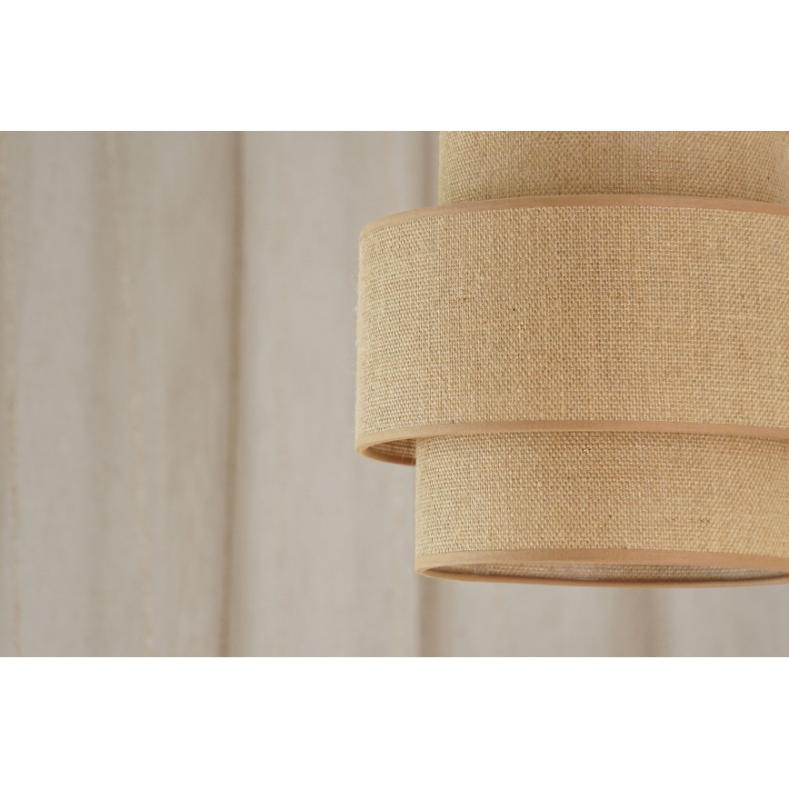 Brilagi - Taklampa SPACE YUTE 1xE27/15W/230V Ø 25 cm beige/vit