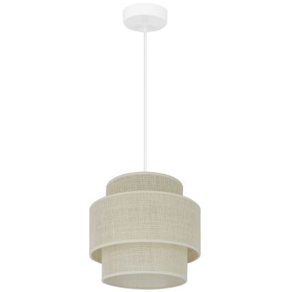 Brilagi - Taklampa SPACE YUTE 1xE27/15W/230V Ø 25 cm krämvit/vit