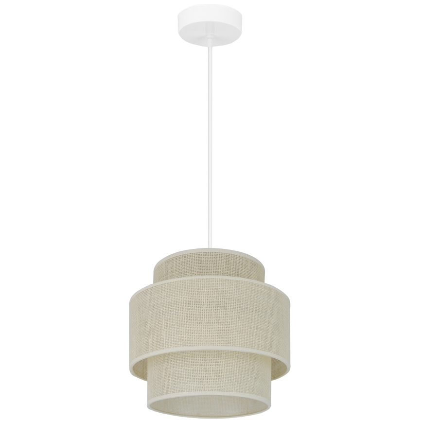 Brilagi - Taklampa SPACE YUTE 1xE27/15W/230V Ø 25 cm krämvit/vit