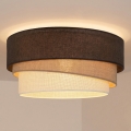 Brilagi - Taklampa TRIO 1xE27/60W/230V Ø 40 cm brun/beige/vit
