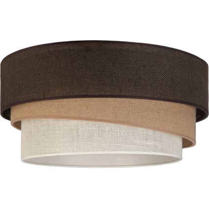 Brilagi - Taklampa TRIO 1xE27/60W/230V Ø 40 cm brun/beige/vit