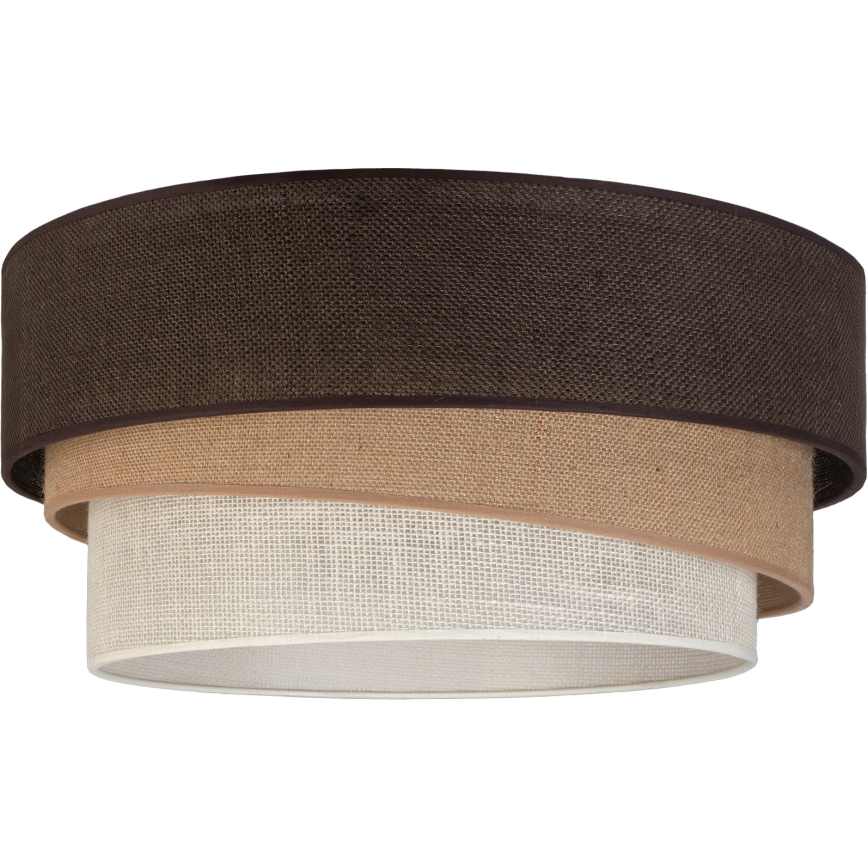 Brilagi - Taklampa TRIO 1xE27/60W/230V Ø 40 cm brun/beige/vit