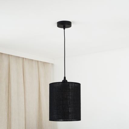 Brilagi - Taklampa TUBES 1xE27/15W/230V Ø 20 cm svart