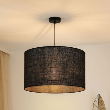 Brilagi - Taklampa TUBES ROLLER 1xE27/15W/230V Ø 50 cm svart