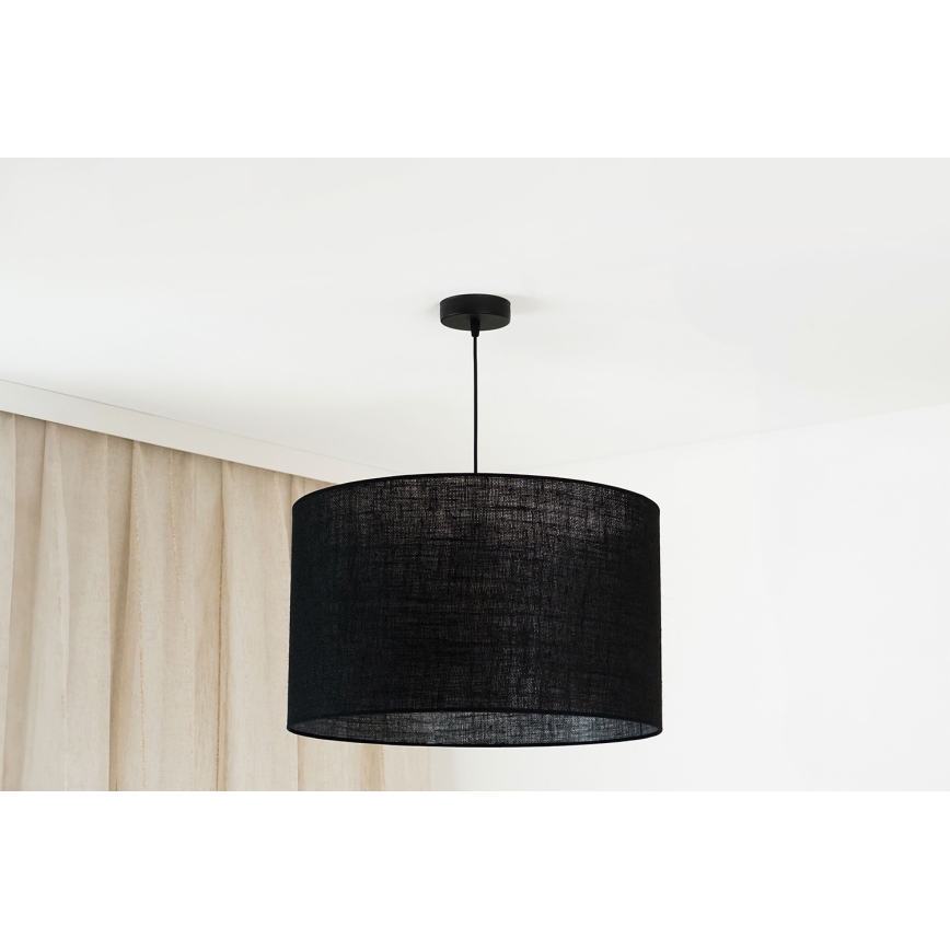 Brilagi - Taklampa TUBES ROLLER 1xE27/15W/230V Ø 50 cm svart