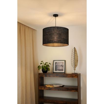 Brilagi - Taklampa TUBES ROLLER 1xE27/15W/230V Ø 50 cm svart