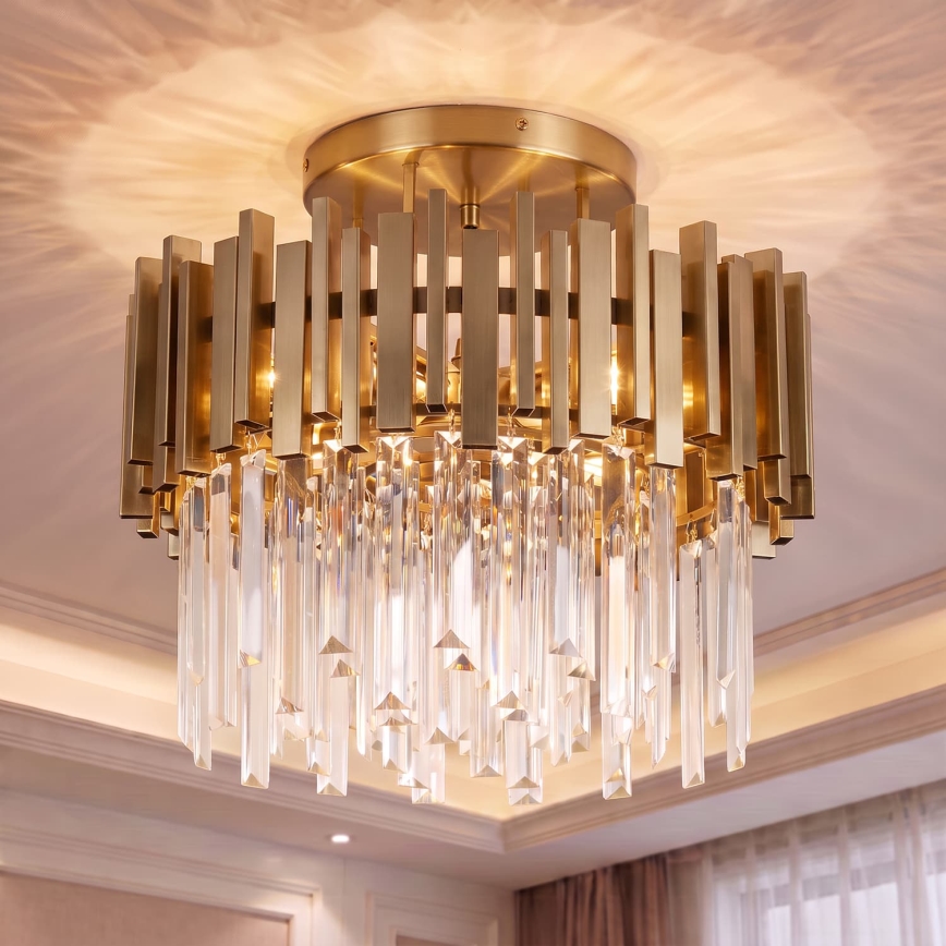 BRILAGI - Taklampa VERVE 4xE14/40W/230V Ø 40 cm guld