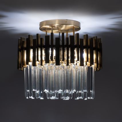 BRILAGI - Taklampa VERVE 4xE14/40W/230V Ø 40 cm guld