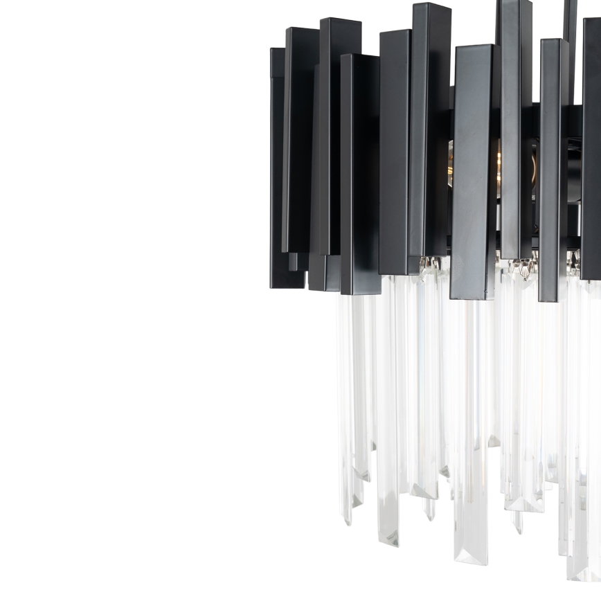 BRILAGI - Taklampa VERVE 4xE14/40W/230V Ø 40 cm svart