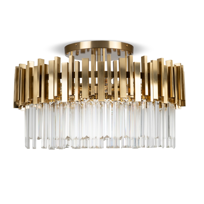 BRILAGI - Taklampa VERVE 6xE14/40W/230V Ø 60 cm guld