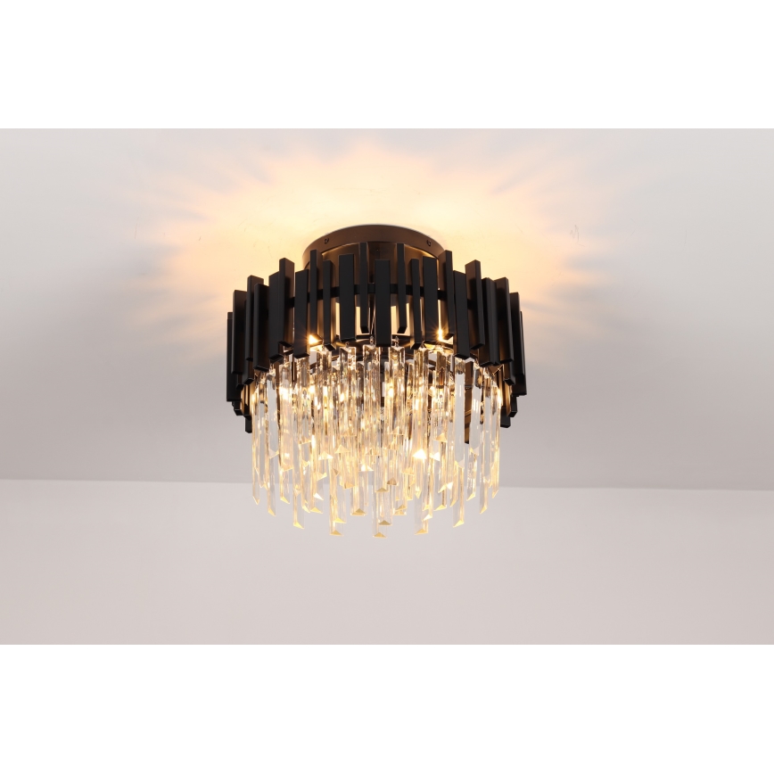 Brilagi - Taklampa VERVE 6xE14/40W/230V Ø 60 cm svart