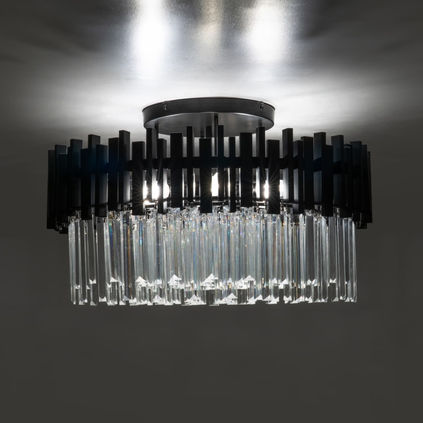 BRILAGI - Taklampa VERVE 6xE14/40W/230V Ø 60 cm svart