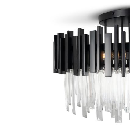 BRILAGI - Taklampa VERVE 6xE14/40W/230V Ø 60 cm svart