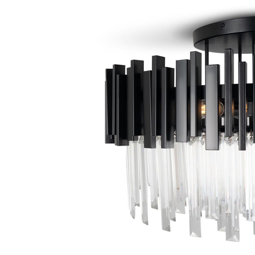 BRILAGI - Taklampa VERVE 6xE14/40W/230V Ø 60 cm svart