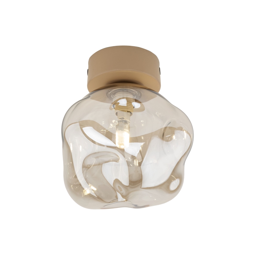 Brilagi - Taklampa VULCANO 1xG9/8W/230V beige/rökfärgad beige