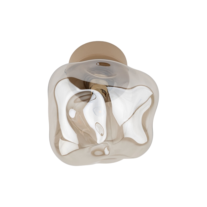 Brilagi - Taklampa VULCANO 1xG9/8W/230V beige/rökfärgad beige