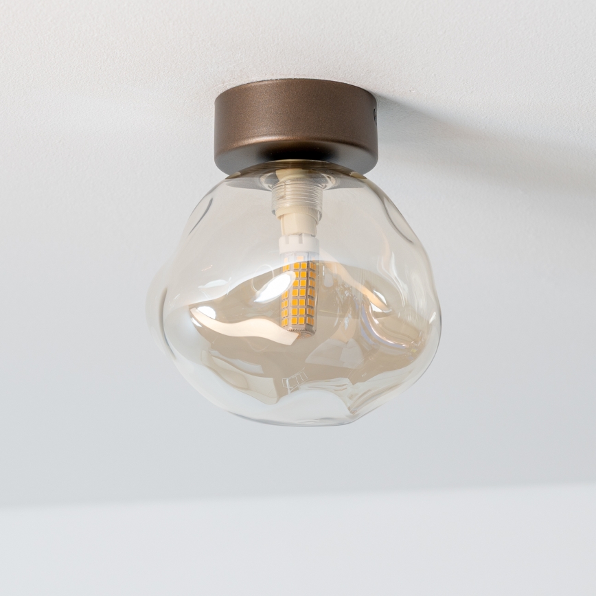BRILAGI - Taklampa VULCANO 1xG9/8W/230V brons/rökbeige
