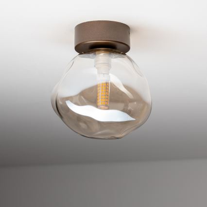 BRILAGI - Taklampa VULCANO 1xG9/8W/230V brons/rökbeige